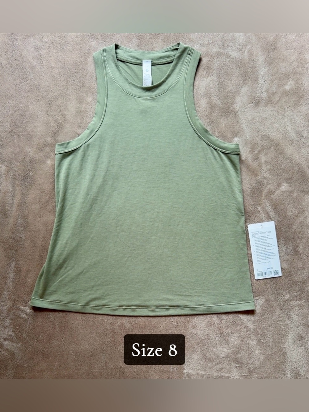 Lululemon Jersey Training Tank Top - Sage Green